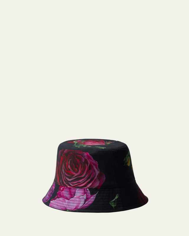 Floral Cotton Bucket Hat